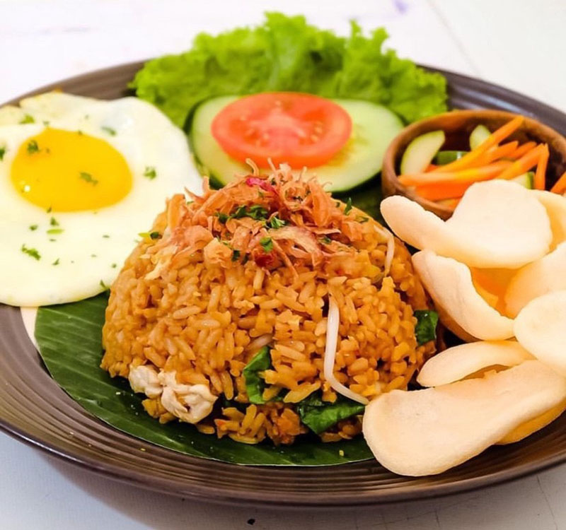 Nasi Goreng dish in Bali